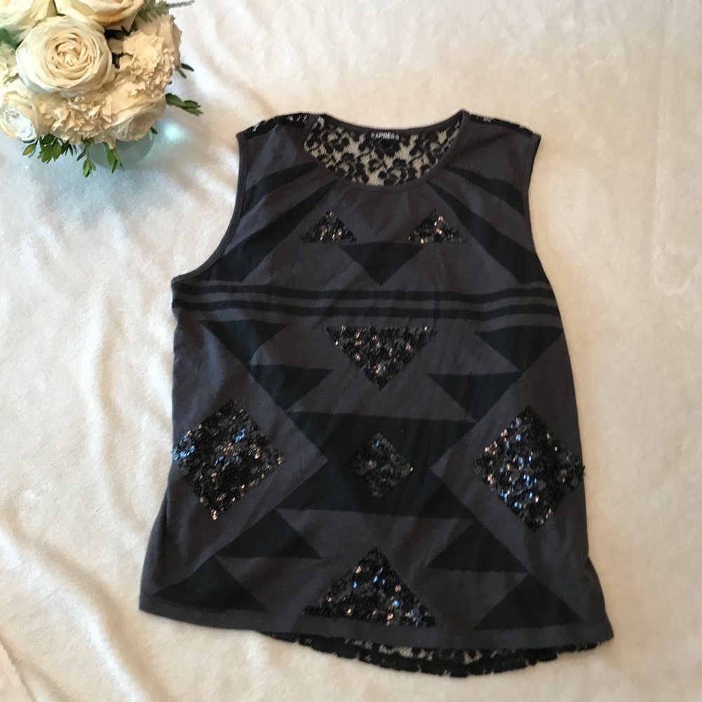 Aztec Grey Tank