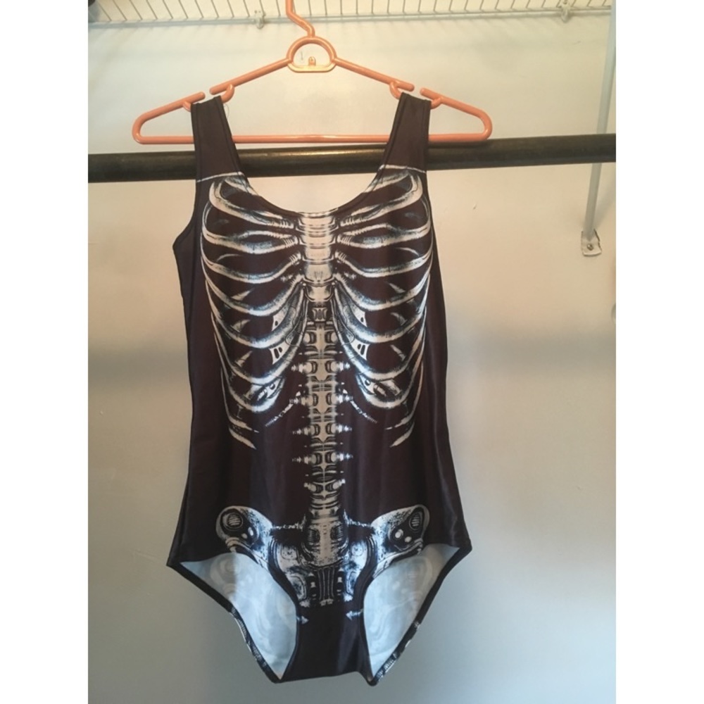 Skeleton body suit