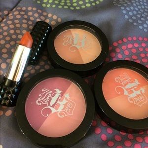 3 Kat Von D BLUSH DUOS & 1 STUDDED KISS IN SOLO