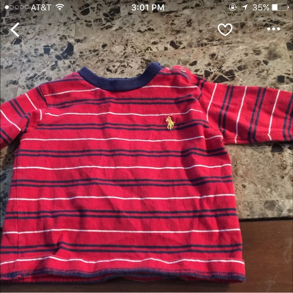 Infant long sleeve ralph lauren shirt - Picture 1 of 1