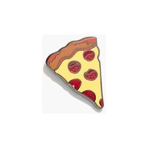 Madewell Pintrill Pizza Slice Emoji Enamel Pin NWT