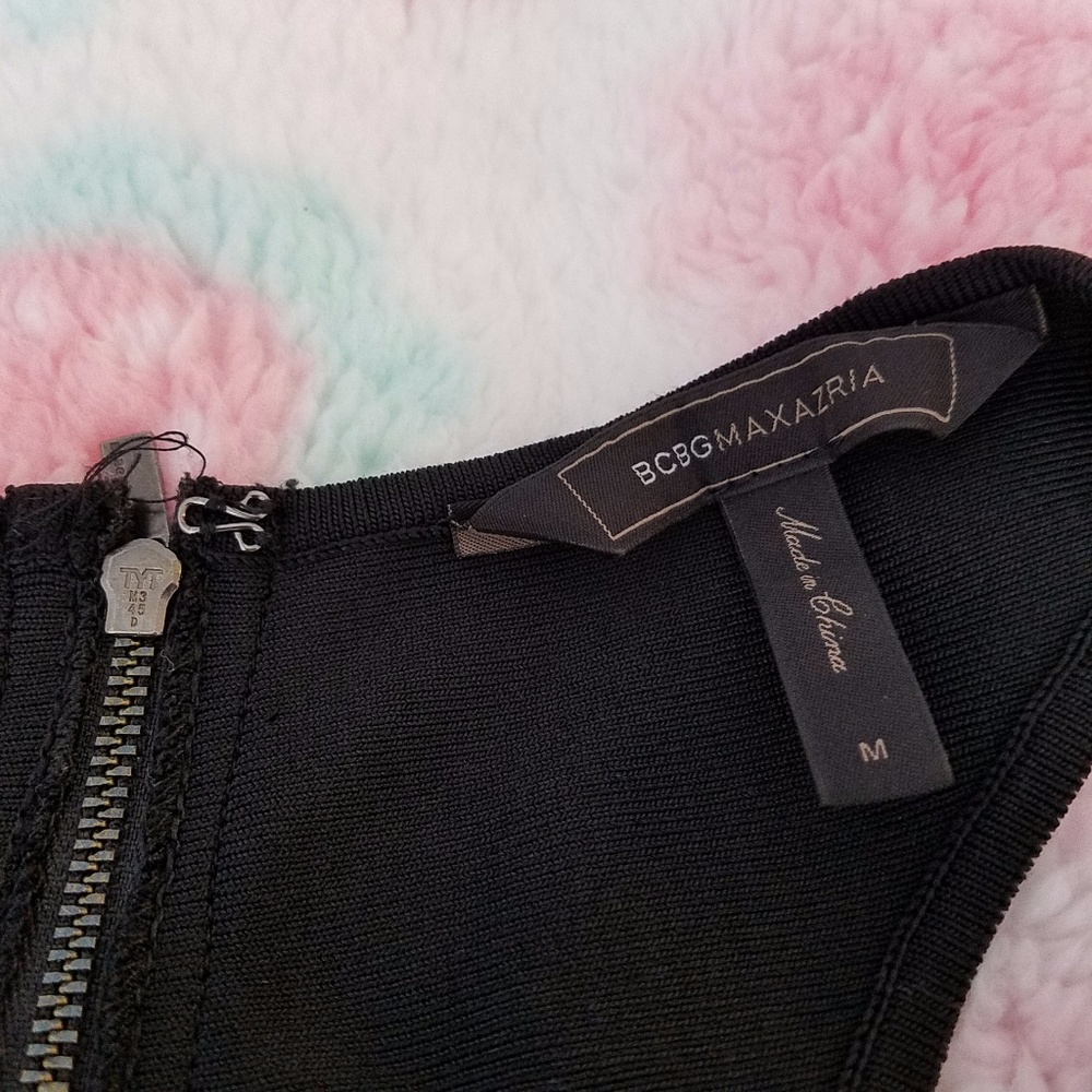 BCBGMAXAZRIA Gisela Black Bodycon Dress - Picture 7 of 8