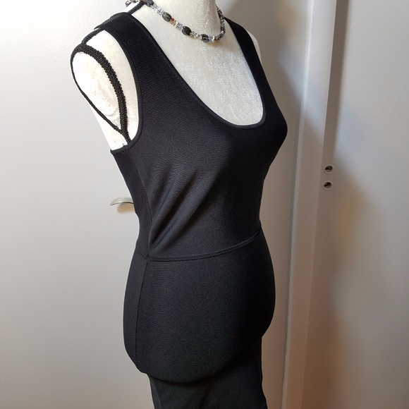 BCBGMAXAZRIA Gisela Black Bodycon Dress - Picture 3 of 8