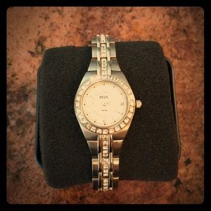 Relic watch with rhinestones