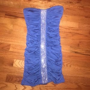 Strapless bodycon dress