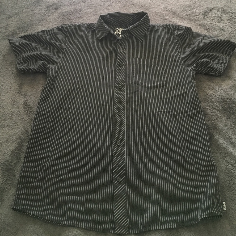 Men's striped button down