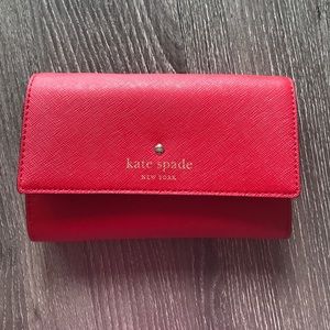 Kate Spade red wallet