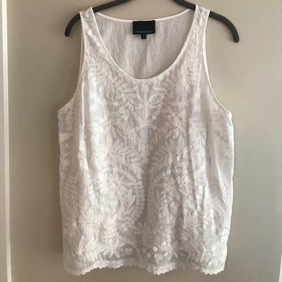 Cynthia Rowley Tops - Cynthia Rowley white tank