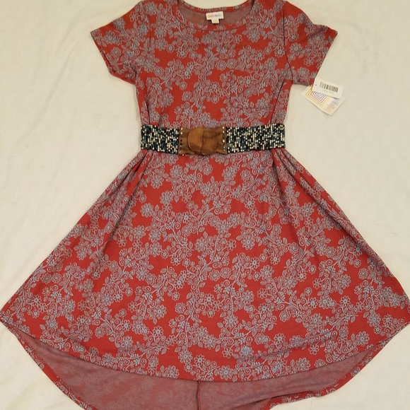 LuLaRoe Dresses & Skirts - NWT LulaRoe XXS 2XS floral fall red teal carly