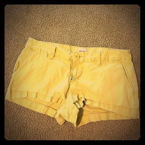 Yellow Shorts