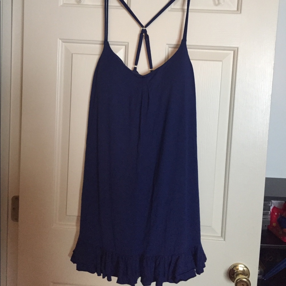 Victoria's Secret Navy Blue Sundress, Small