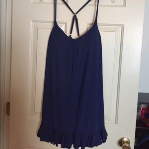 Victoria's Secret Navy Blue Sundress, Small