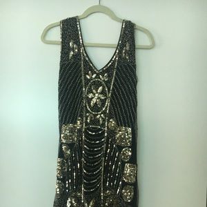 Art Deco Flapper 1920's dress