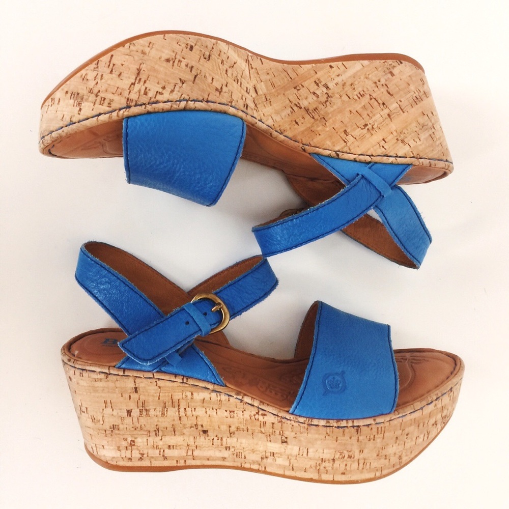Born platform sandals wedges shoes