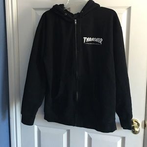 Black Thrasher Zip Up