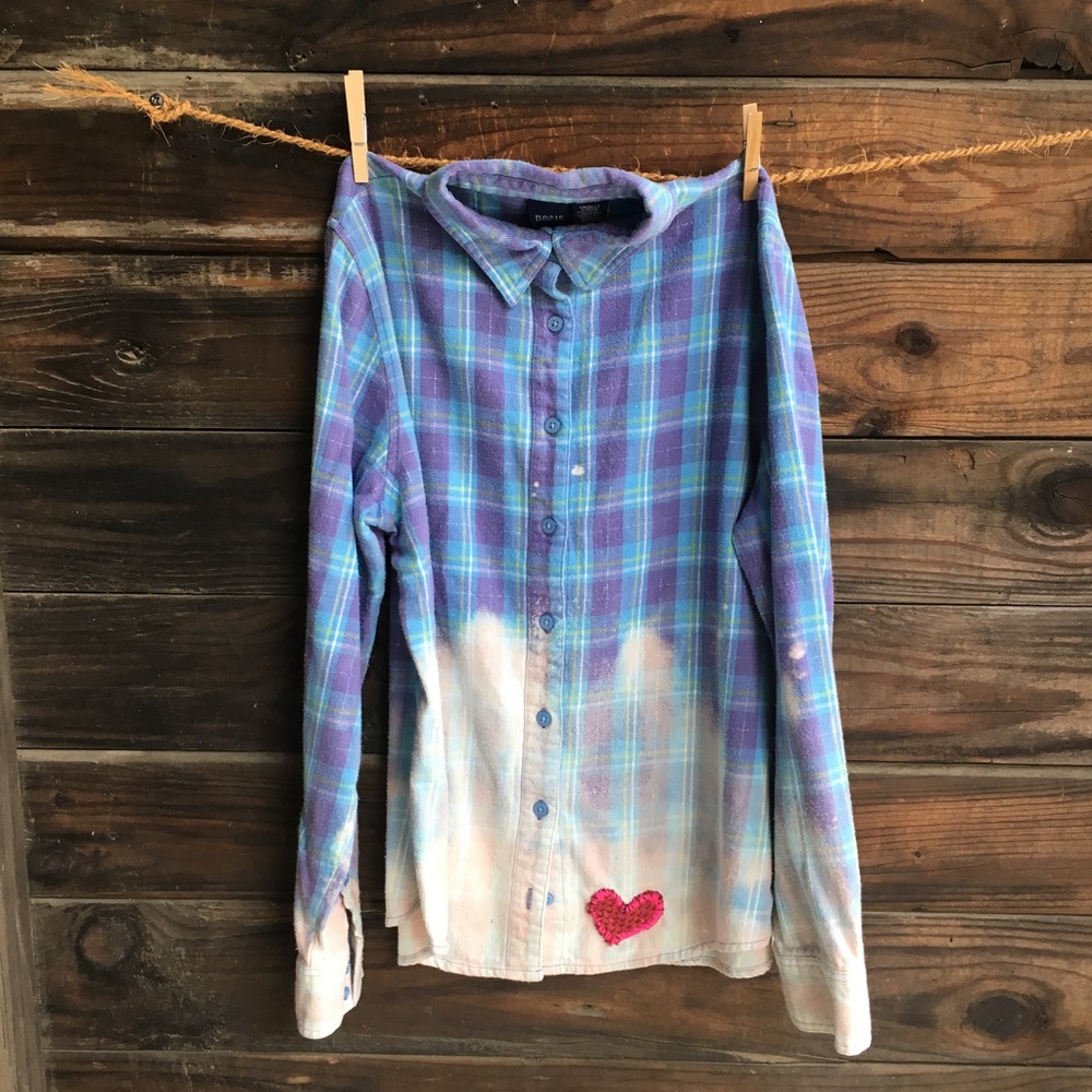 Vintage Reworked Flannel Shirt