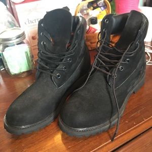 Black Timberlands Women's