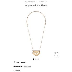 Madewell Anglestack Necklace (NWT)