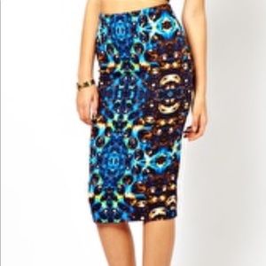 Asos Jewel Print Skirt- Size 4 Asos Jewel Print Skirt- Size 4
