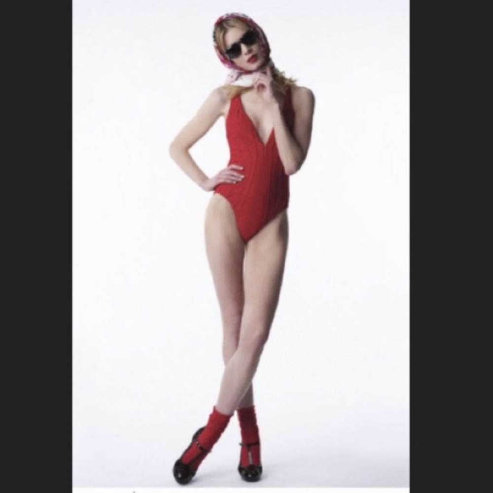NWT Zac Posen for Target Red One Piece Swimsuit