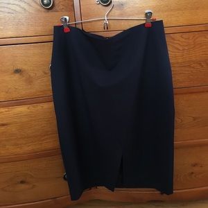 Navy Ann Taylor Loft skirt
