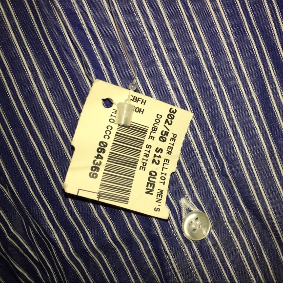 Peter Elliot striped button down - Picture 3 of 4