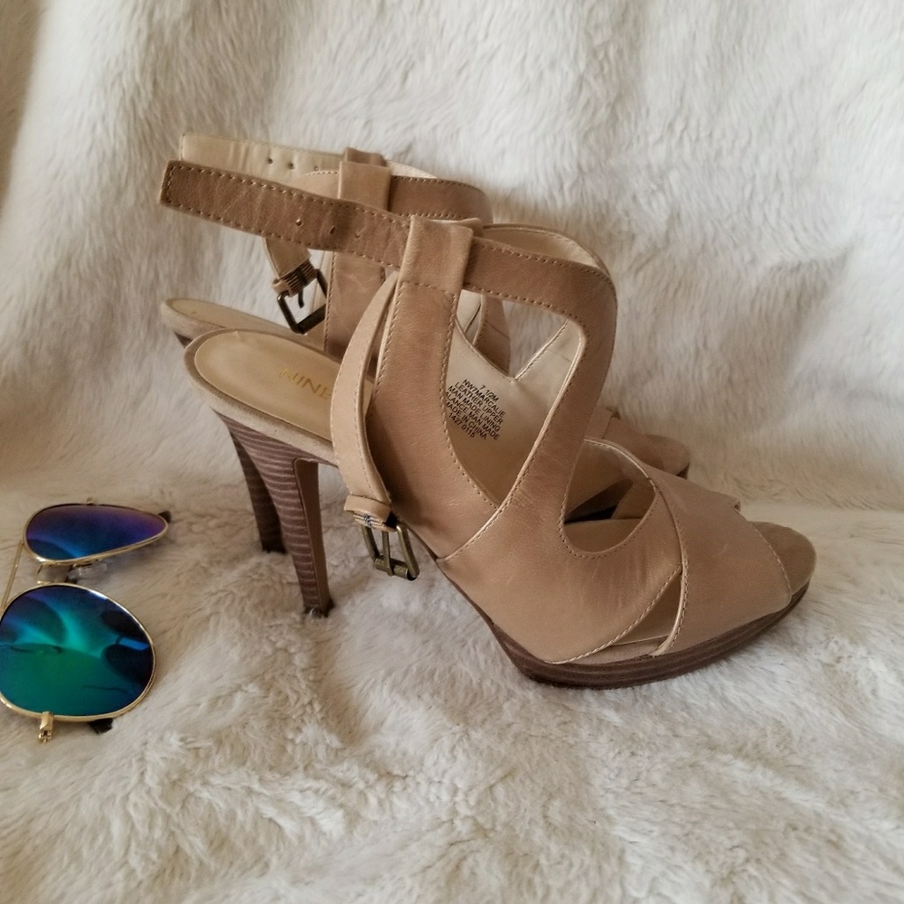 Nine West leather heels