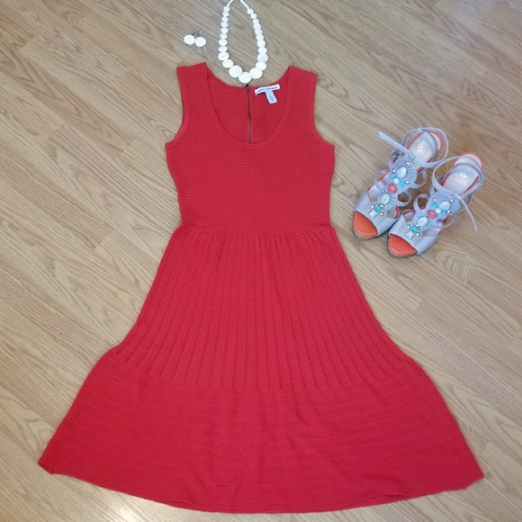 Autumn Cashmere Dresses & Skirts - Tangerine crochet dress