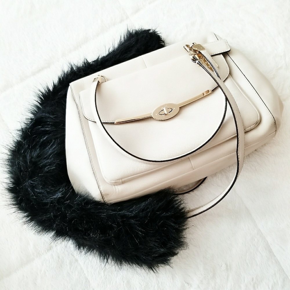 Coach Madison Saffiano Madeline East/West Satchel