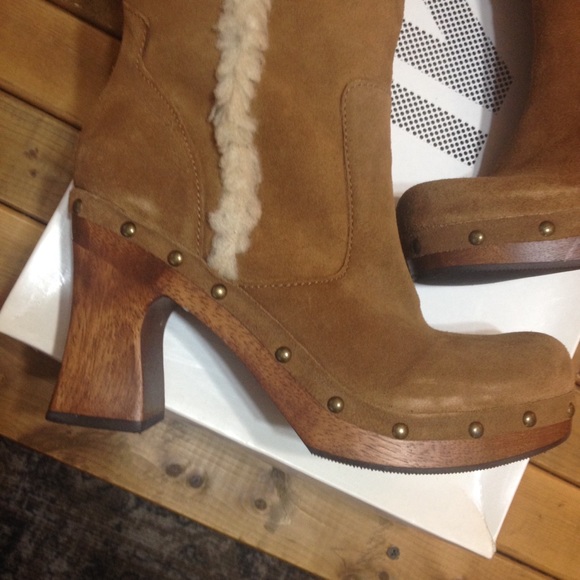 MIA tan suede Collette boots - Picture 4 of 8