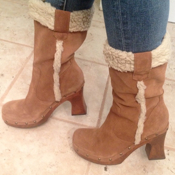 MIA tan suede Collette boots - Picture 7 of 8