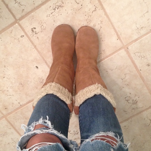 MIA tan suede Collette boots - Picture 8 of 8