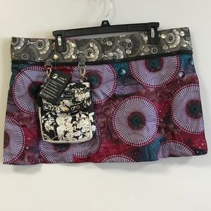 NWT Unique Zand Amsterdam Reversible Mini Skirt