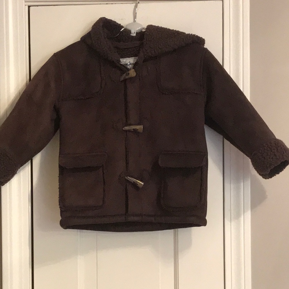 BEAUTIFUL BROWN FAUX SHEEPSKIN BELOW ZERO JACKET