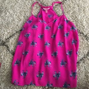Lilly Pulitzer elephant tank