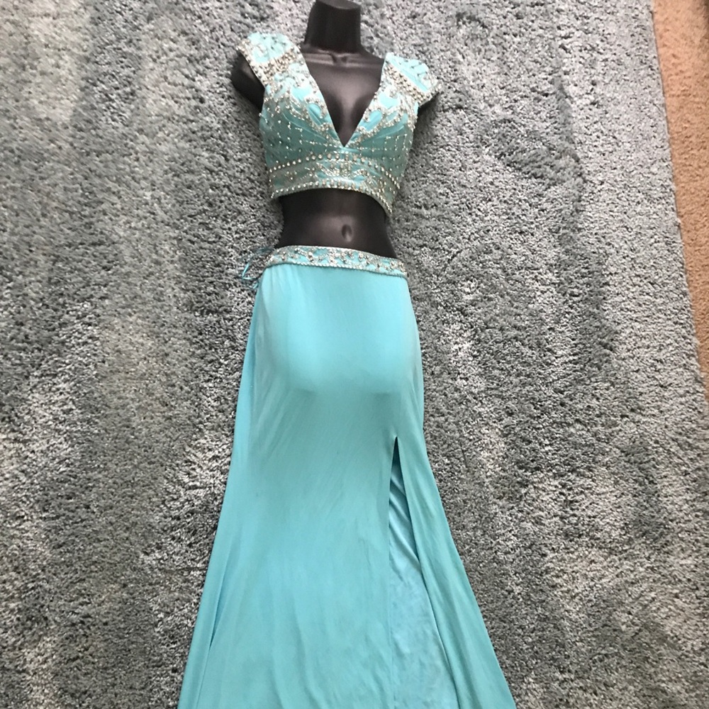 Two piece formal gown... so beautiful worn once