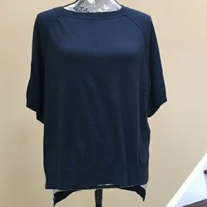 Anthropologie Moth navy & blue shirt