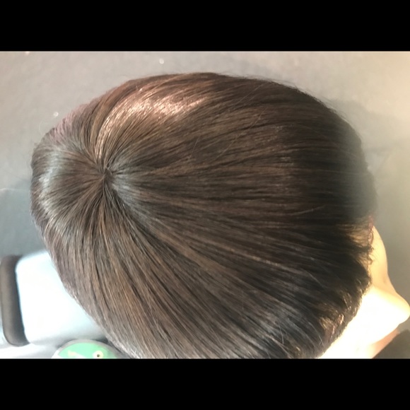 Wig Human very dark brown bob human wig