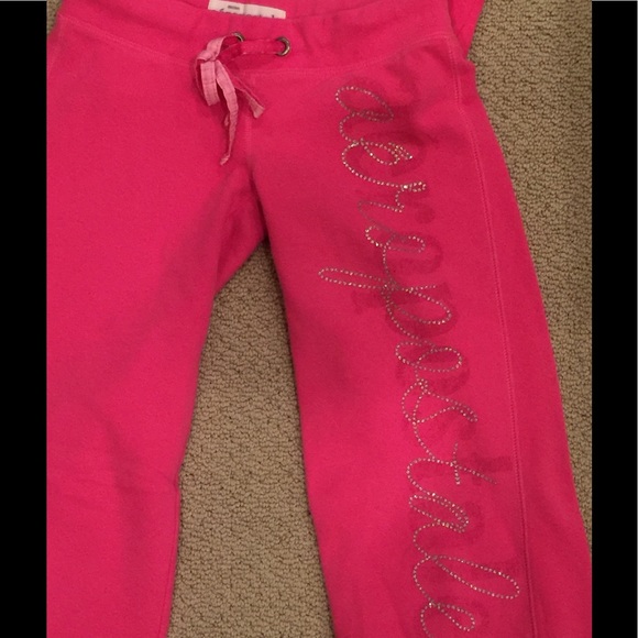 Used-Aeropostale Pink Hoodie/Sweatpants Set - Picture 3 of 5