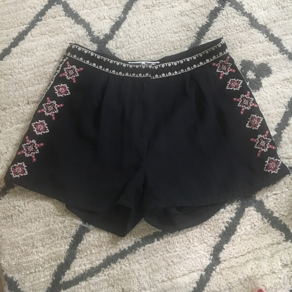 Bohemian Embroidered Shorts