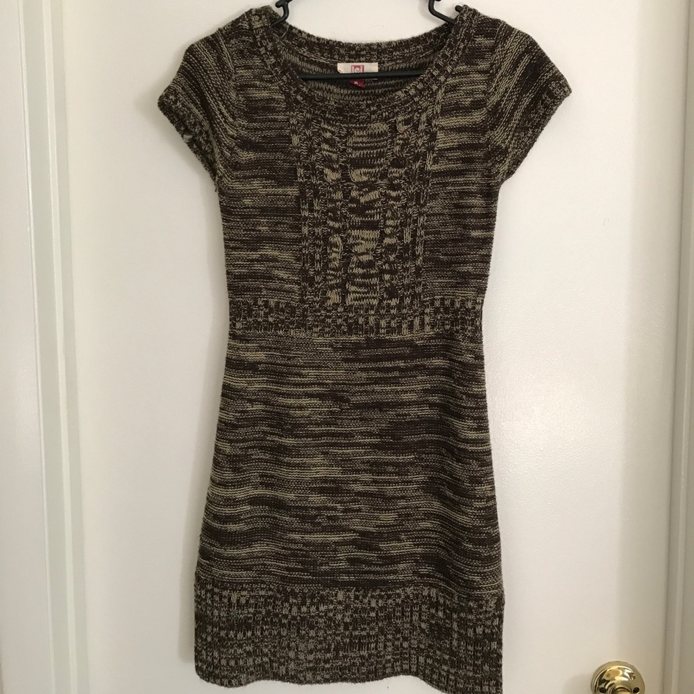 Lei Sweater Top/Mini Dress w/slits on Sides