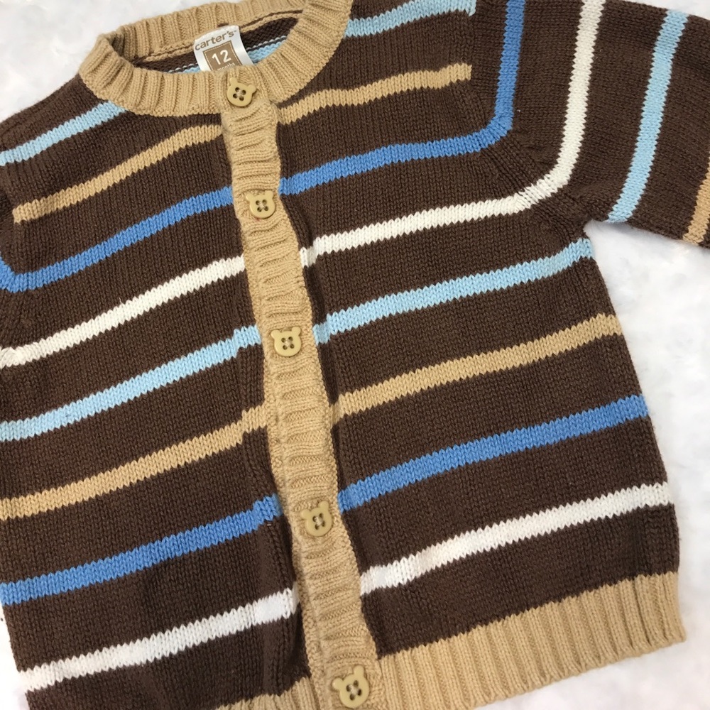 Carter's Baby Boy Striped Sweater 12 months