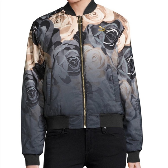⚡️LastOne🎉Puma floral Reversible Bomber Jacket - Picture 6 of 8