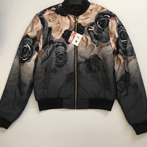 ⚡️LastOne🎉Puma floral Reversible Bomber Jacket - Picture 7 of 8