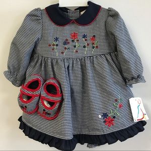 NWT B.T. Kids 6-9 Months 3-Piece Baby Girl Dress