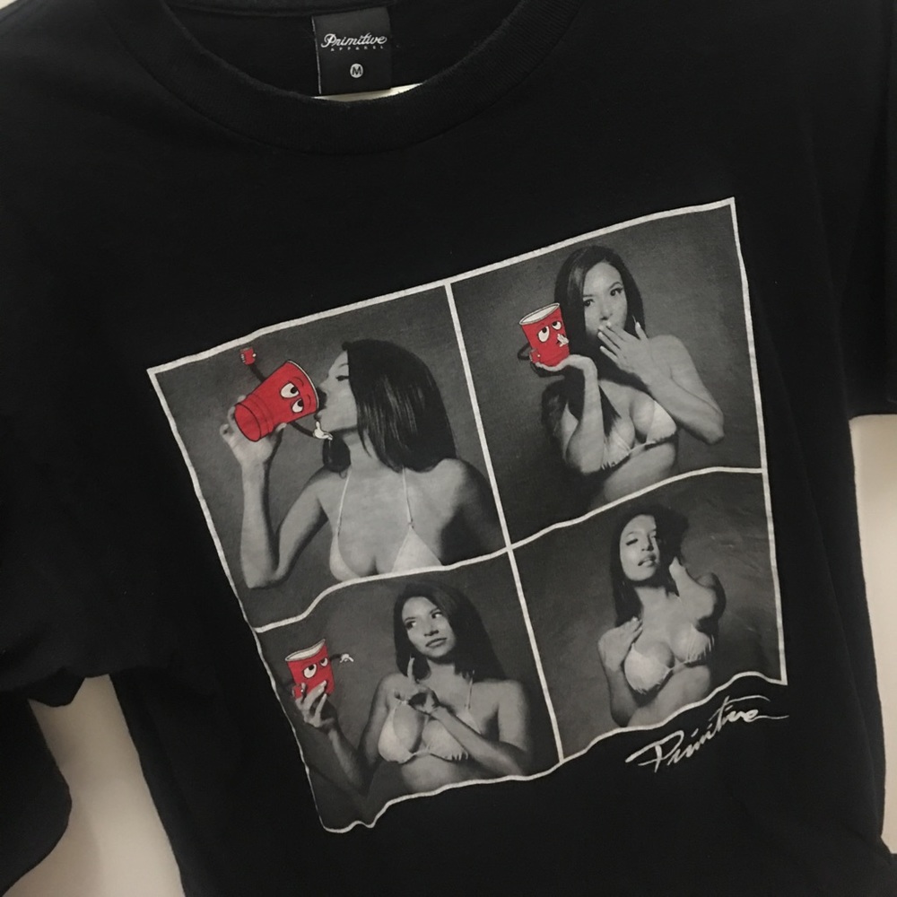Black t-shirt by primitive
