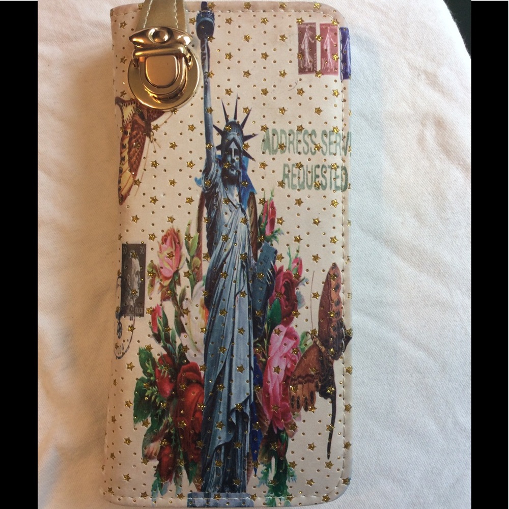 Floral wallet