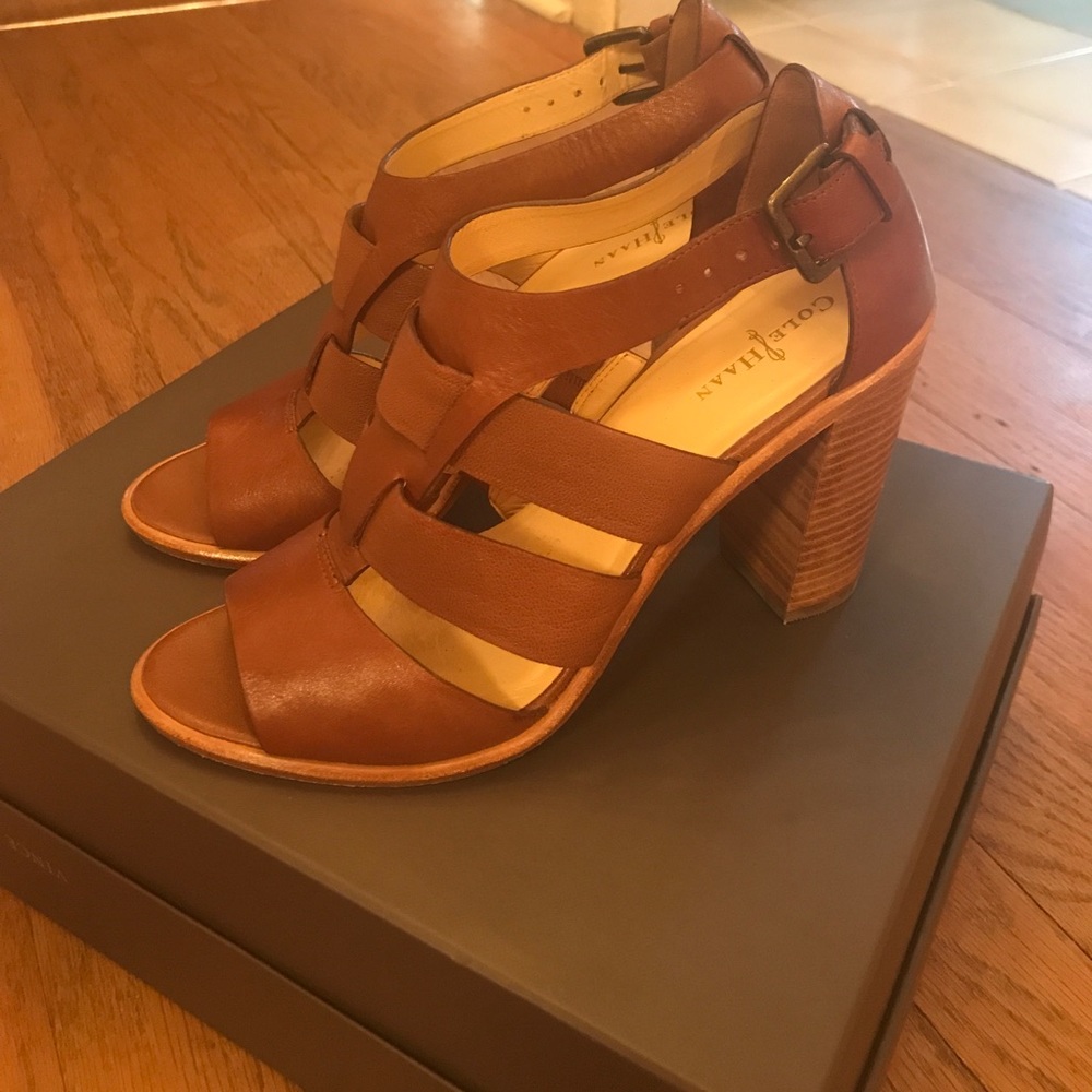 Cole Haan chunky heel sandal