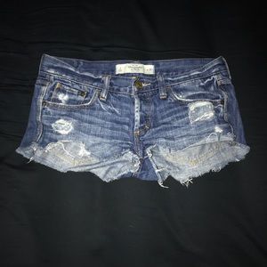 jean shorts from Abercrombie & Fitch