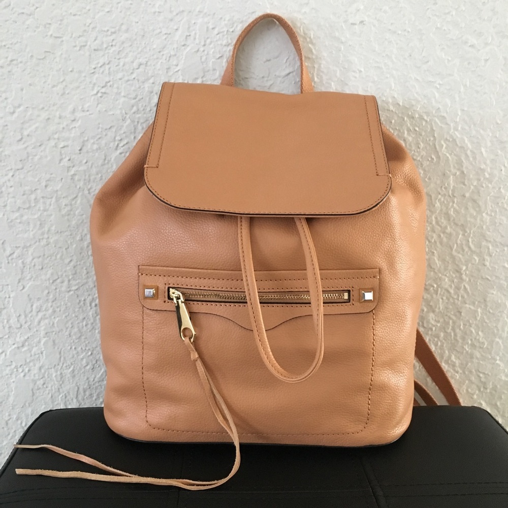 NWT Rebecca Minkoff Backpack Regan color Honey 